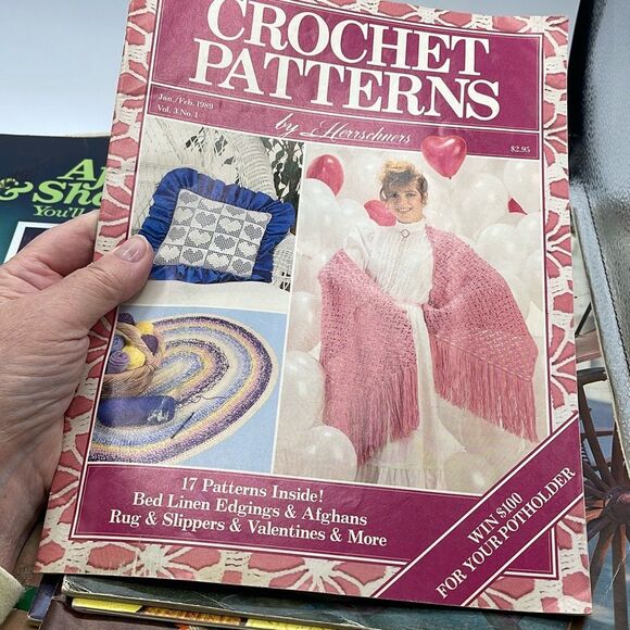 Lot of 10 books and individual patterns baby book from 1944 crochet knitting - Picture 10 of 15